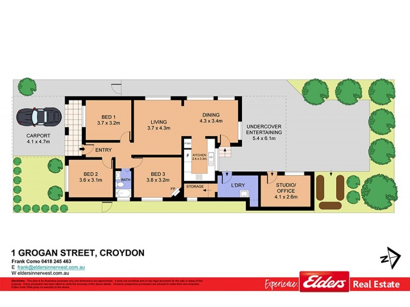1 Grogan Street, Croydon NSW 2132 Floorplan