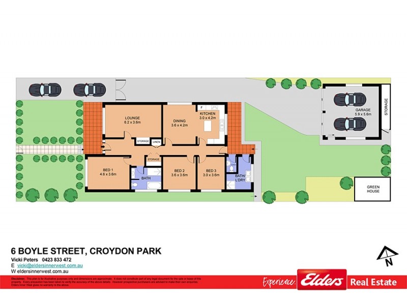 6 Boyle Street, Croydon Park NSW 2133 Floorplan