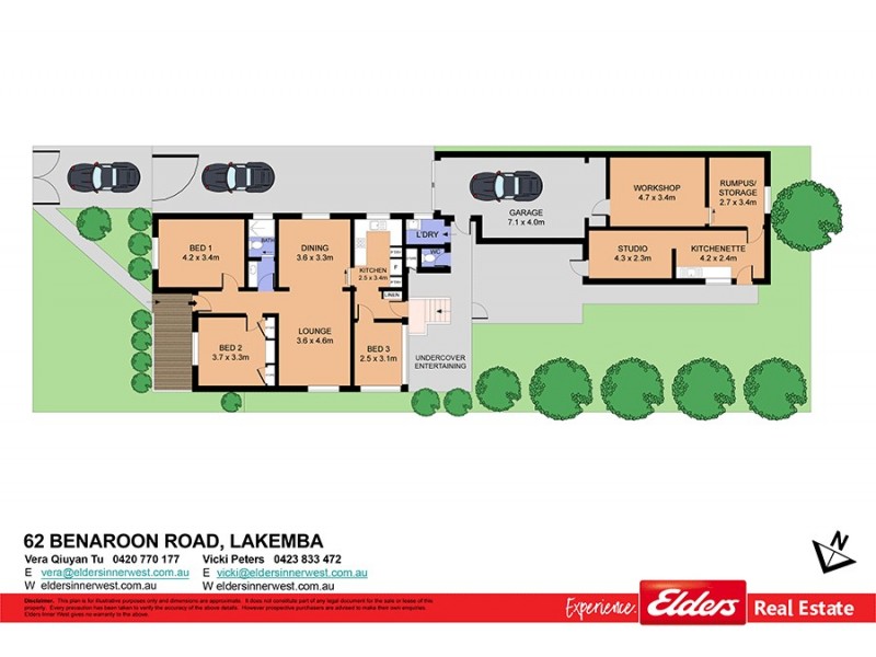 62 Benaroon Road, Lakemba NSW 2195 Floorplan