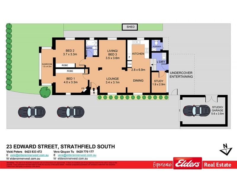 23 Edward Street, Strathfield South NSW 2136 Floorplan