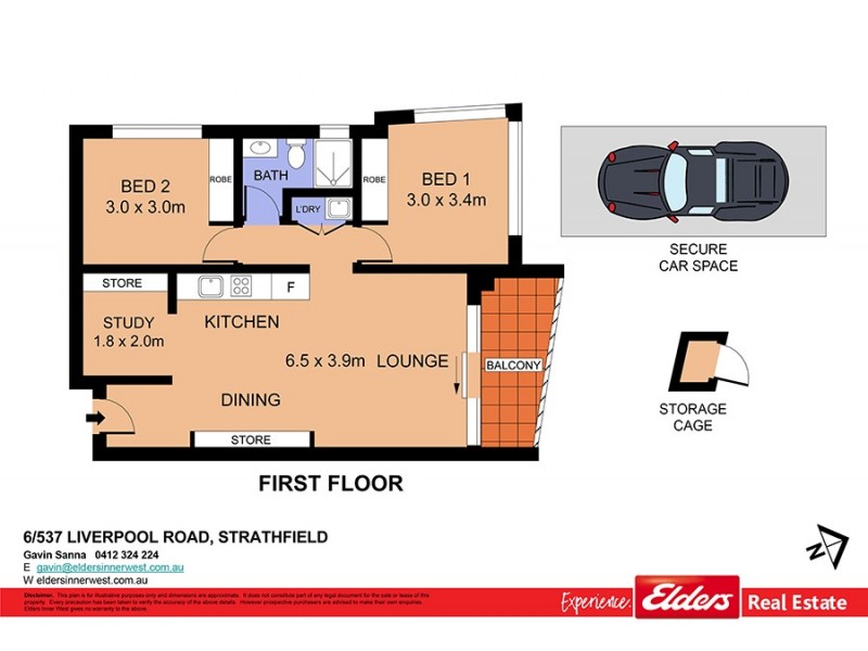 6/537 Liverpool Road, Strathfield NSW 2135 Floorplan