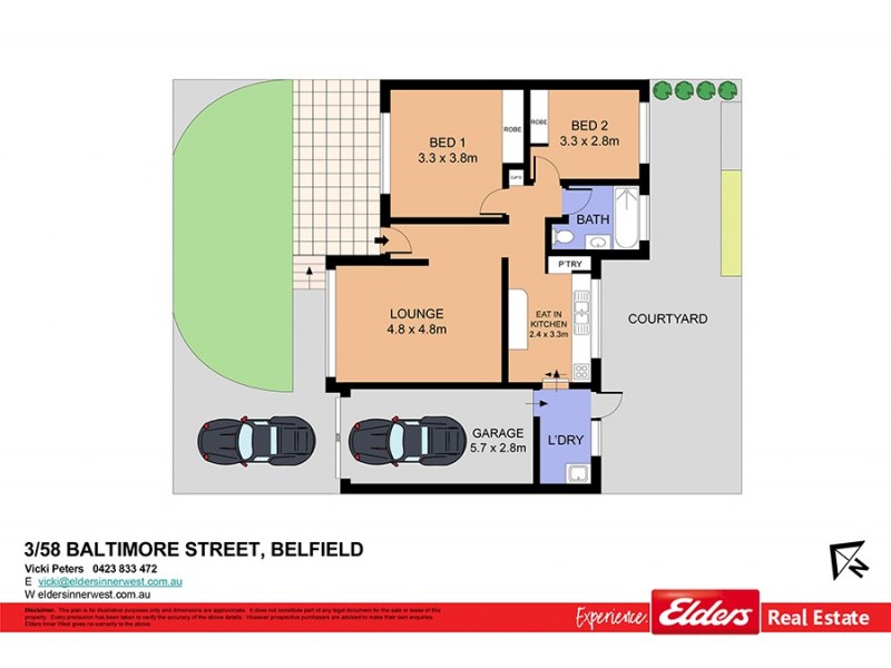3/58 Baltimore Street, Belfield NSW 2191 Floorplan