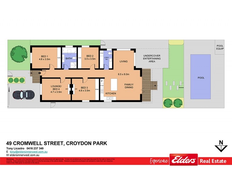 49 Cromwell Street, Croydon Park NSW 2133 Floorplan