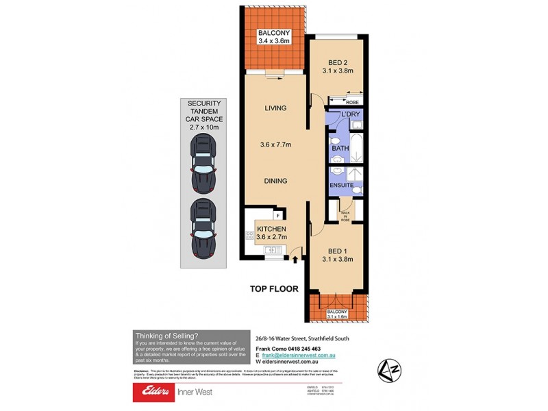 26/8-16 Water Street, Strathfield South NSW 2136 Floorplan