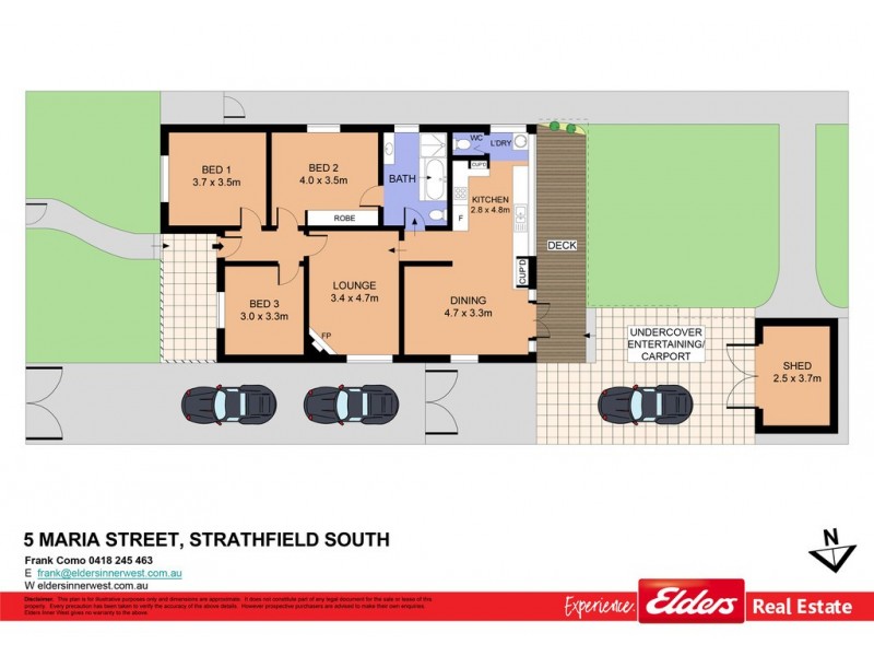 5 Maria Street, Strathfield South NSW 2136 Floorplan