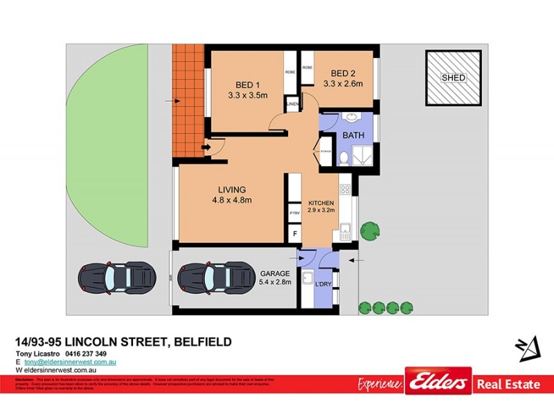 14/93-95 Lincoln Street, Belfield NSW 2191 Floorplan