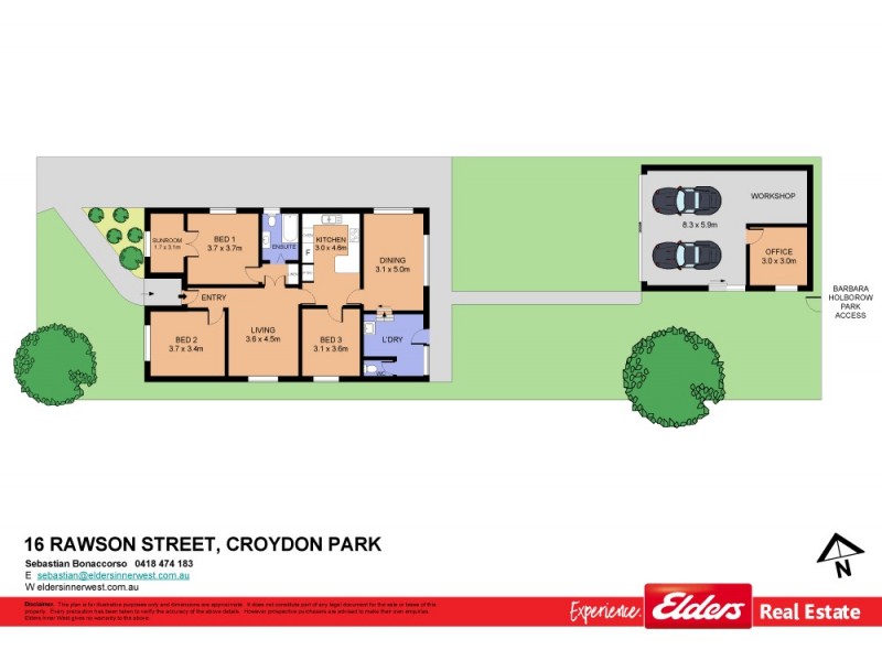 16 Rawson Street, Croydon Park NSW 2133 Floorplan