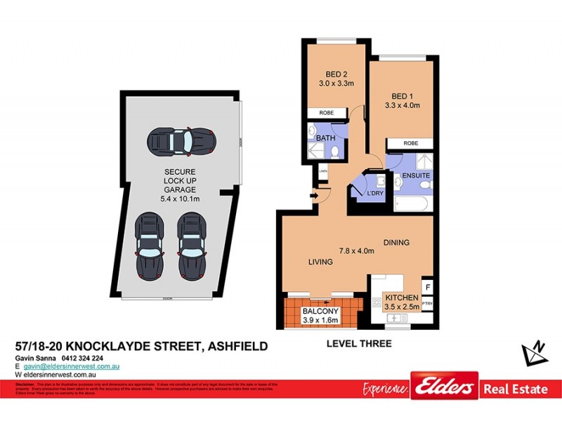 57/18-20 Knocklayde Street, Ashfield NSW 2131 Floorplan
