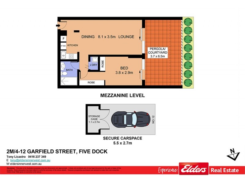 2M/4-12 Garfield Street, Five Dock NSW 2046 Floorplan