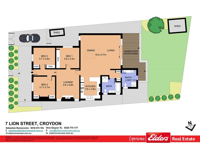 7 Lion Street, Croydon NSW 2132 Floorplan