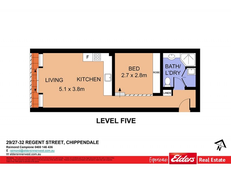 29/27-31 Regent Street, Chippendale NSW 2008 Floorplan
