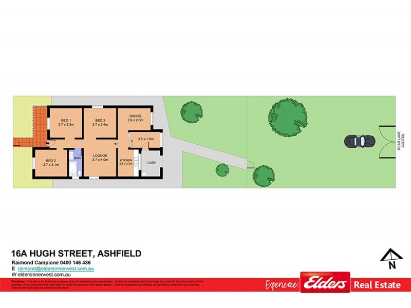 16a Hugh Street, Ashfield NSW 2131 Floorplan