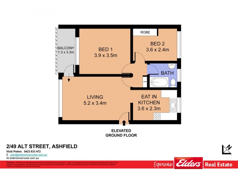 2/49 Alt Street, Ashfield NSW 2131 Floorplan
