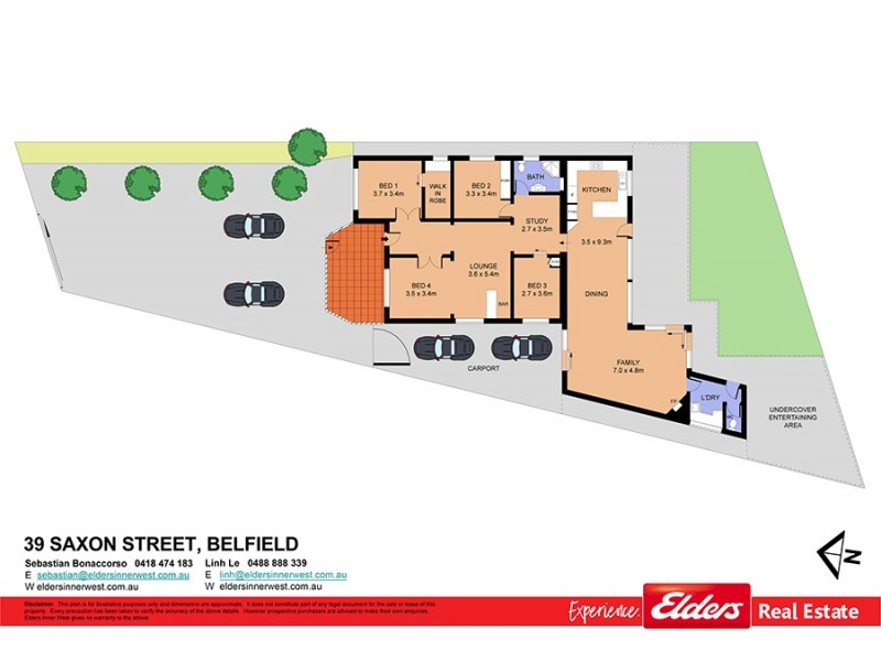 39 Saxon Street, Belfield NSW 2191 Floorplan