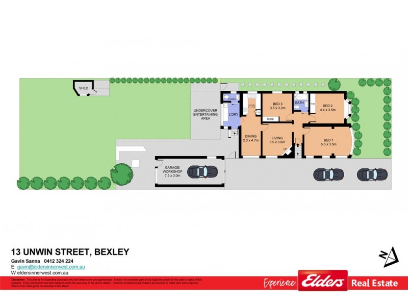 13 Unwin Street, Bexley NSW 2207 Floorplan