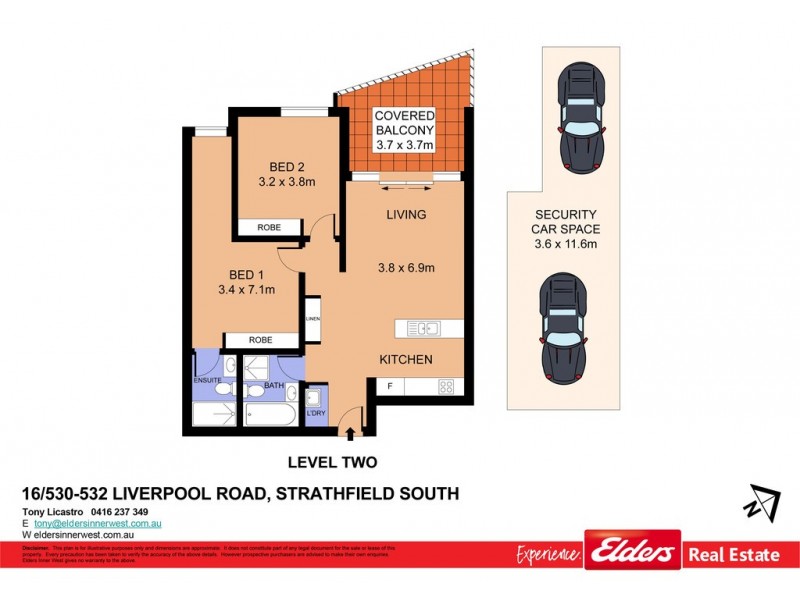 16/530-532 Liverpool Road, Strathfield South NSW 2136 Floorplan