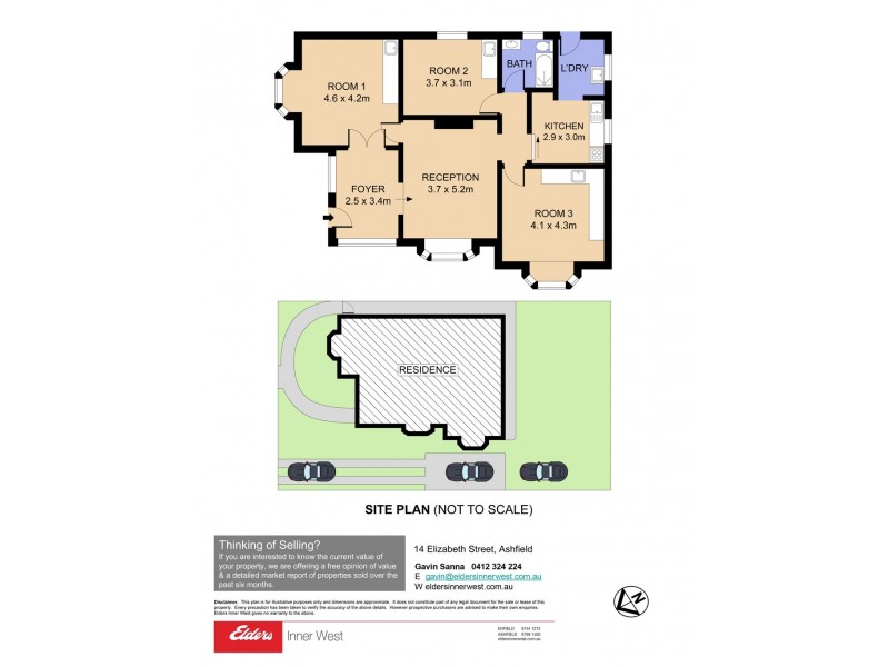 14 Elizabeth Street, Ashfield NSW 2131 Floorplan