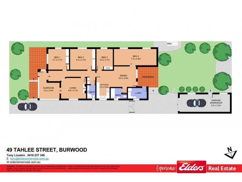 49 Tahlee Street, Burwood NSW 2134 Floorplan