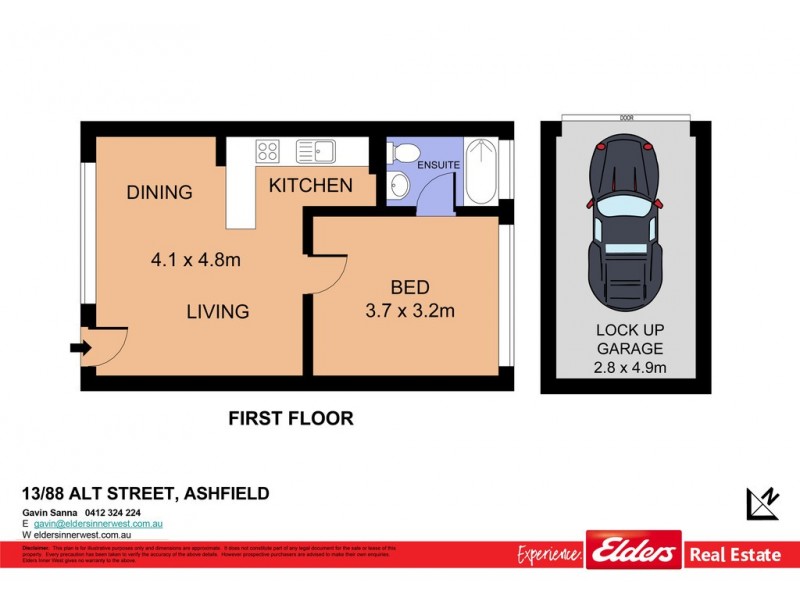 13/88 Alt Street, Ashfield NSW 2131 Floorplan