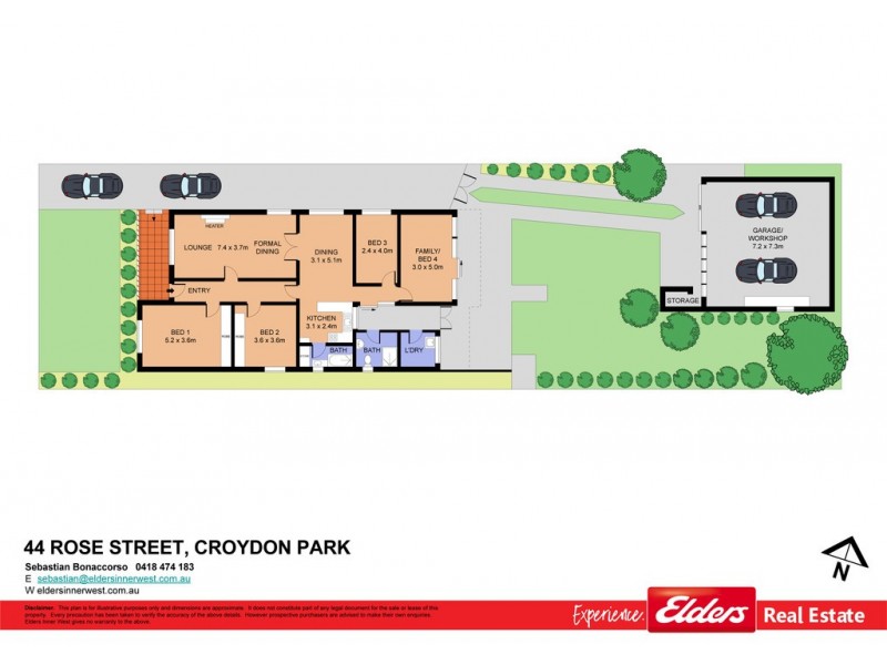44 Rose Street, Croydon Park NSW 2133 Floorplan