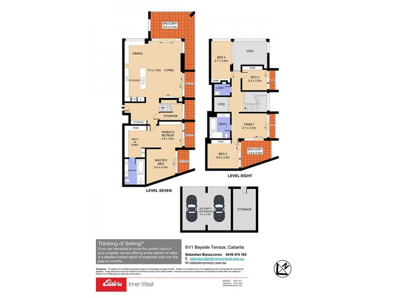 61/1 Bayside Terrace, Cabarita NSW 2137 Floorplan