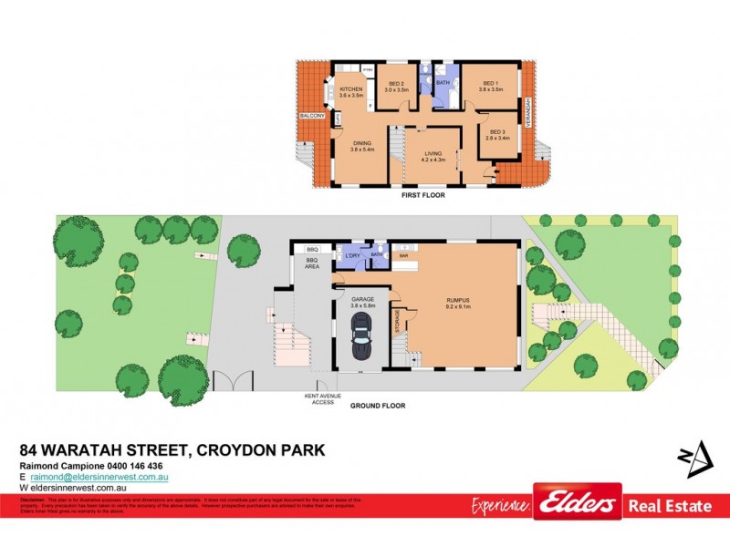 84 Waratah Street, Croydon Park NSW 2133 Floorplan