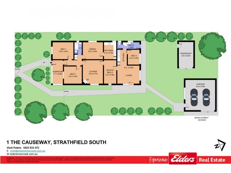 1 The Causeway, Strathfield South NSW 2136 Floorplan