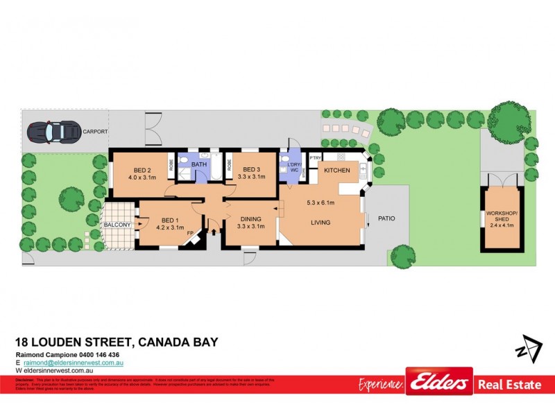 18 Louden Street, Canada Bay NSW 2046 Floorplan
