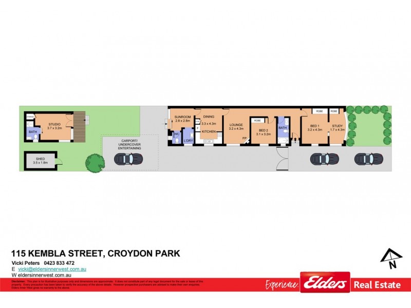 115 Kembla Street, Croydon Park NSW 2133 Floorplan