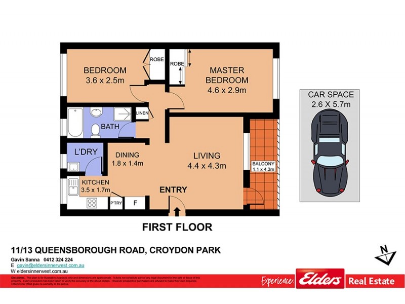 11/13 Queensborough Road, Croydon Park NSW 2133 Floorplan