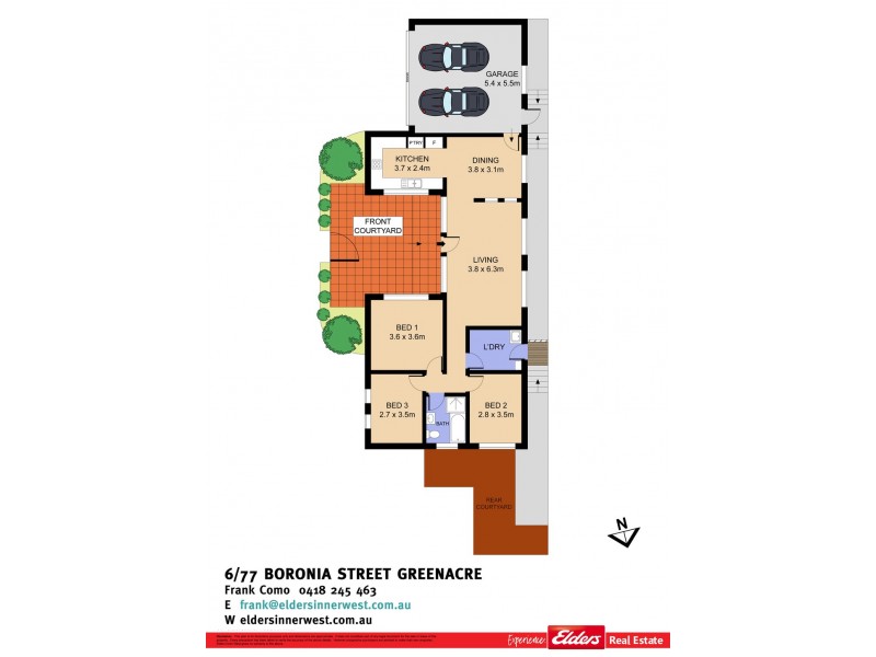 6/77 Boronia Road, Greenacre NSW 2190 Floorplan
