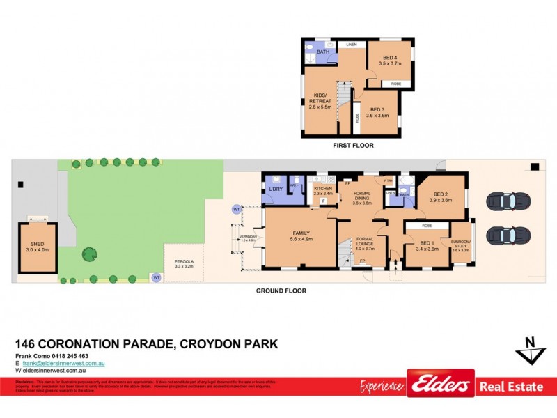 146 Coronation Parade, Croydon Park NSW 2133 Floorplan