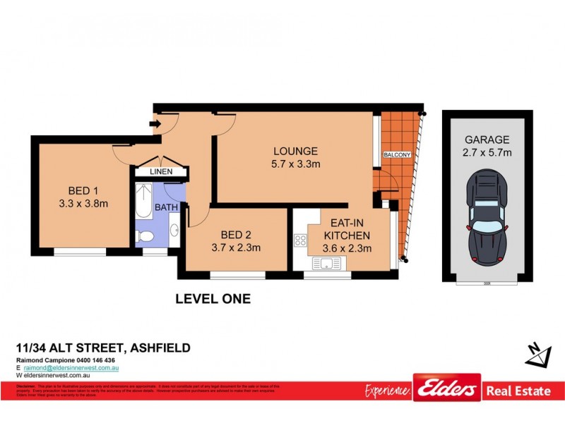11/34 Alt Street, Ashfield NSW 2131 Floorplan