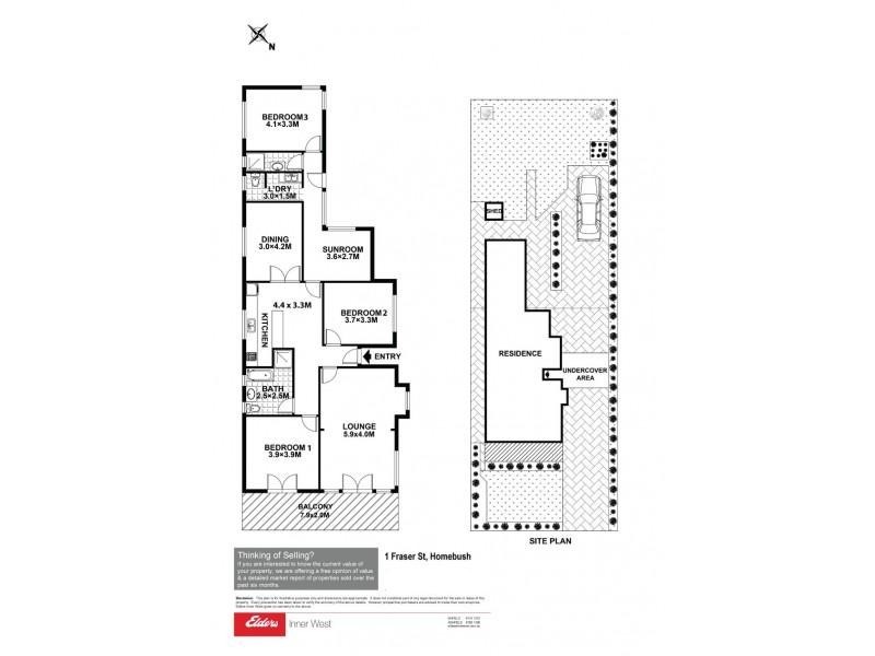 1 Fraser Street, Homebush NSW 2140 Floorplan
