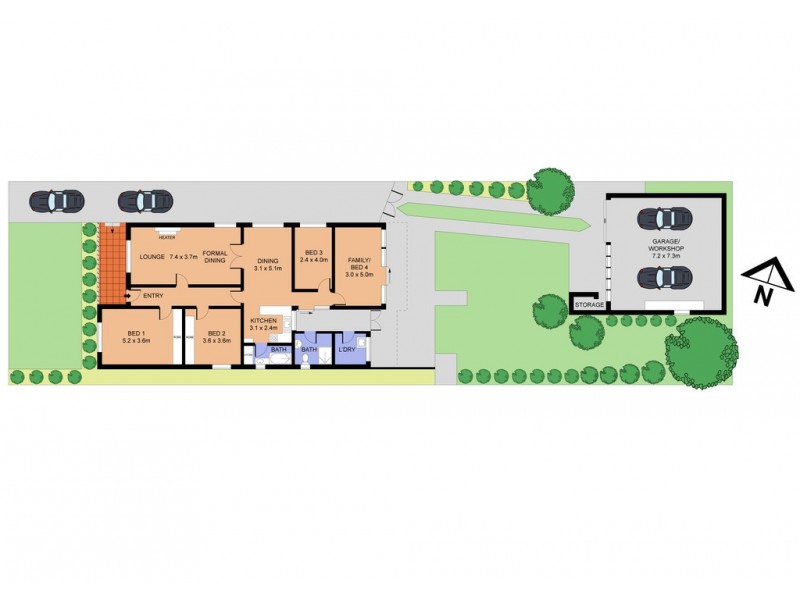44 Rose Street, Croydon Park NSW 2133 Floorplan
