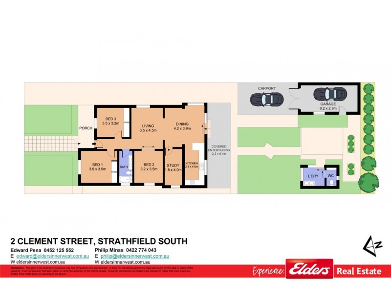 2 Clement Street, Strathfield South NSW 2136 Floorplan