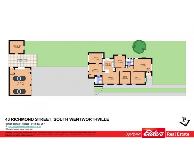 43 Richmond Street, South Wentworthville NSW 2145 Floorplan