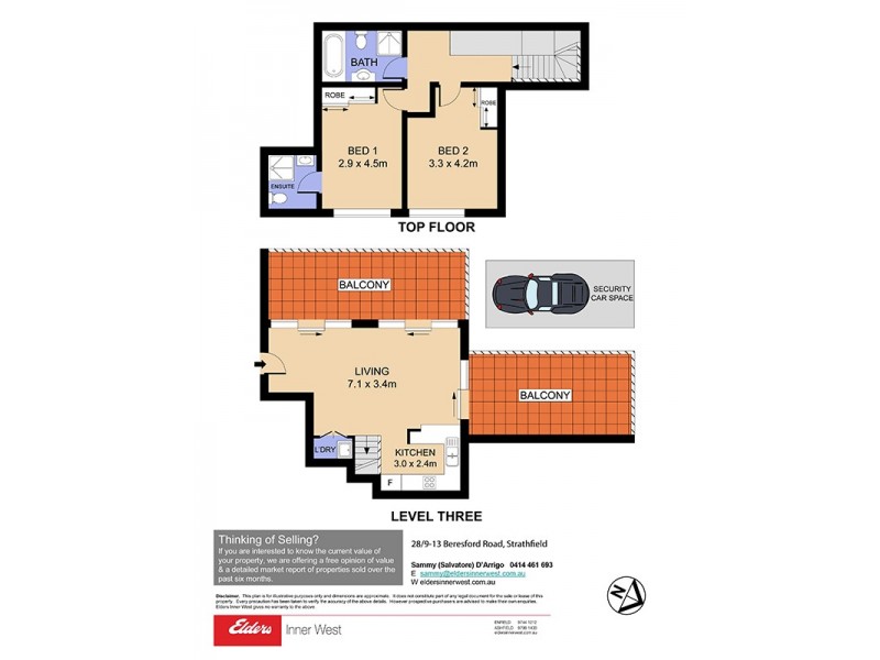 28/9-13 Beresford Road, Strathfield NSW 2135 Floorplan