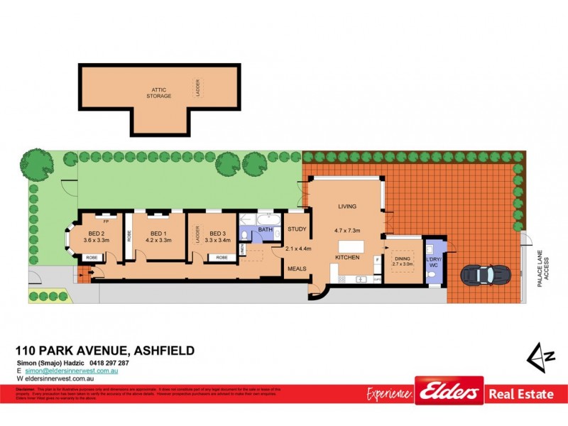 110 Park Avenue, Ashfield NSW 2131 Floorplan