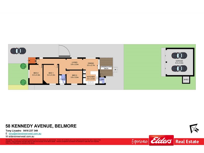 58 Kennedy Avenue, Belmore NSW 2192 Floorplan