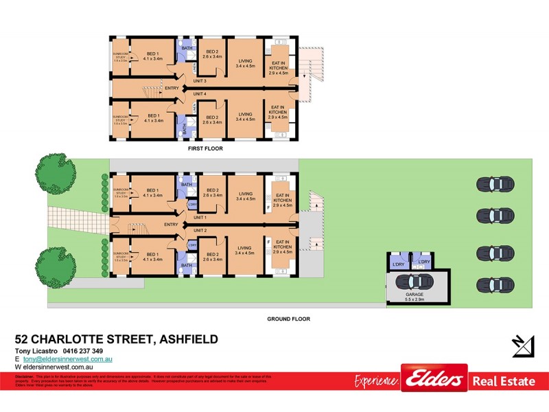 52 Charlotte Street, Ashfield NSW 2131 Floorplan
