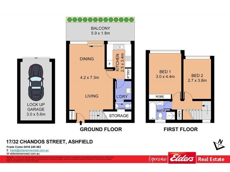 17/32 Chandos Street, Ashfield NSW 2131 Floorplan