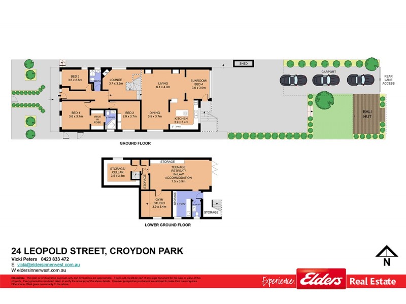 24 Leopold Street, Croydon Park NSW 2133 Floorplan