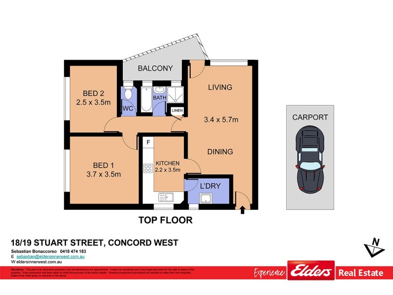 18/19-21 Stuart Street, Concord West NSW 2138 Floorplan