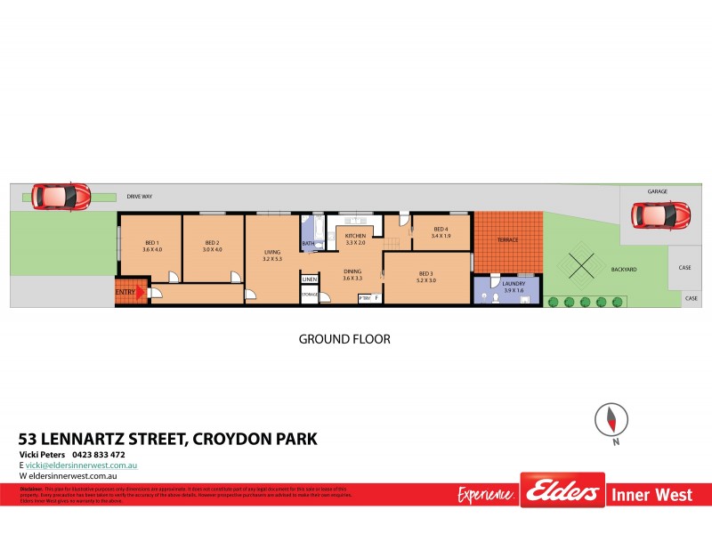 53 Lennartz Street, Croydon Park NSW 2133 Floorplan