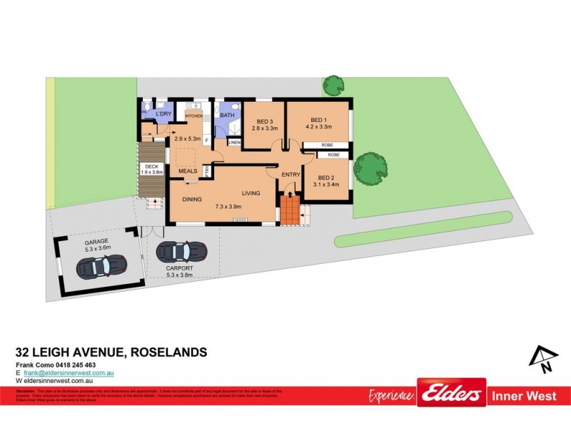 32 Leigh Avenue, Roselands NSW 2196 Floorplan