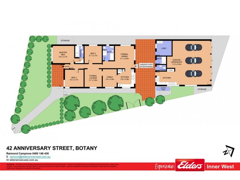 42 Anniversary Street, Botany NSW 2019 Floorplan