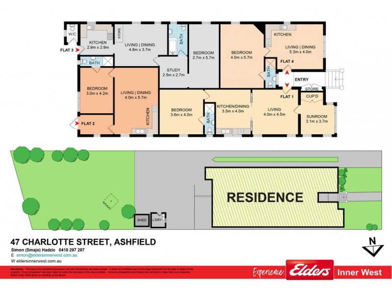 47 Charlotte Street, Ashfield NSW 2131 Floorplan