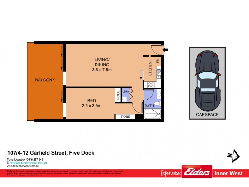 107/4-12 Garfield Street, Five Dock NSW 2046 Floorplan