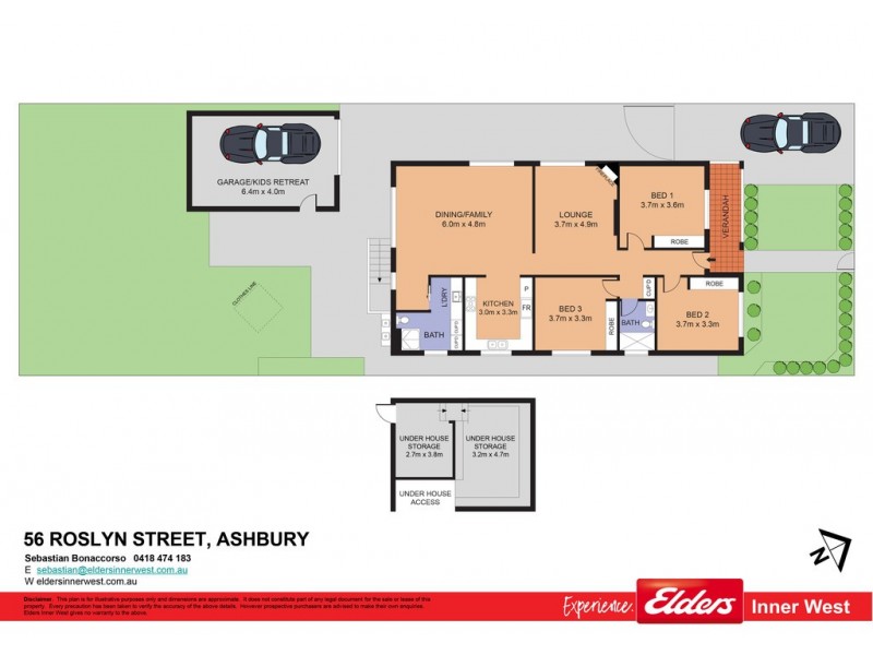 56 Roslyn Street, Ashbury NSW 2193 Floorplan